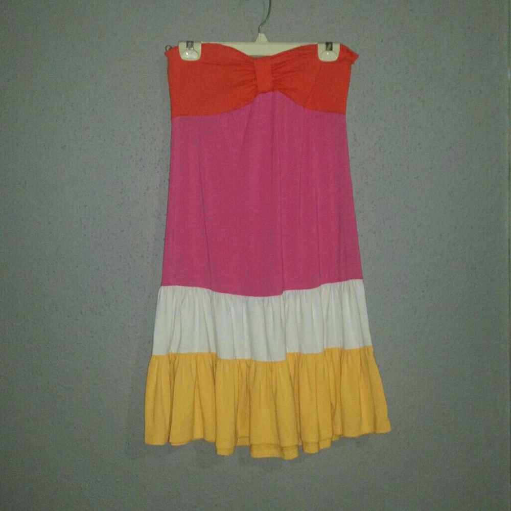 Strapless dress